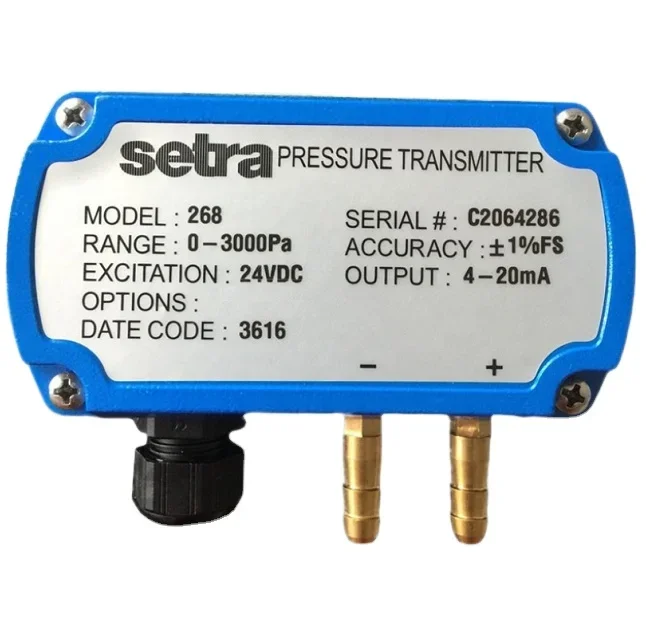 

Setra 268 Series Explosion-proof differential pressure sensor differential pressure transmitter