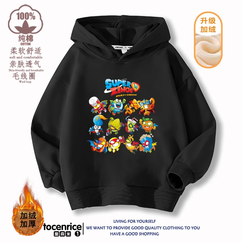 

Newest Super Zings 7 Hoodies for Kids Toddler Boys Girls Superthings Power Machines Sweatshirts Children Cartoon Anime Pullovers