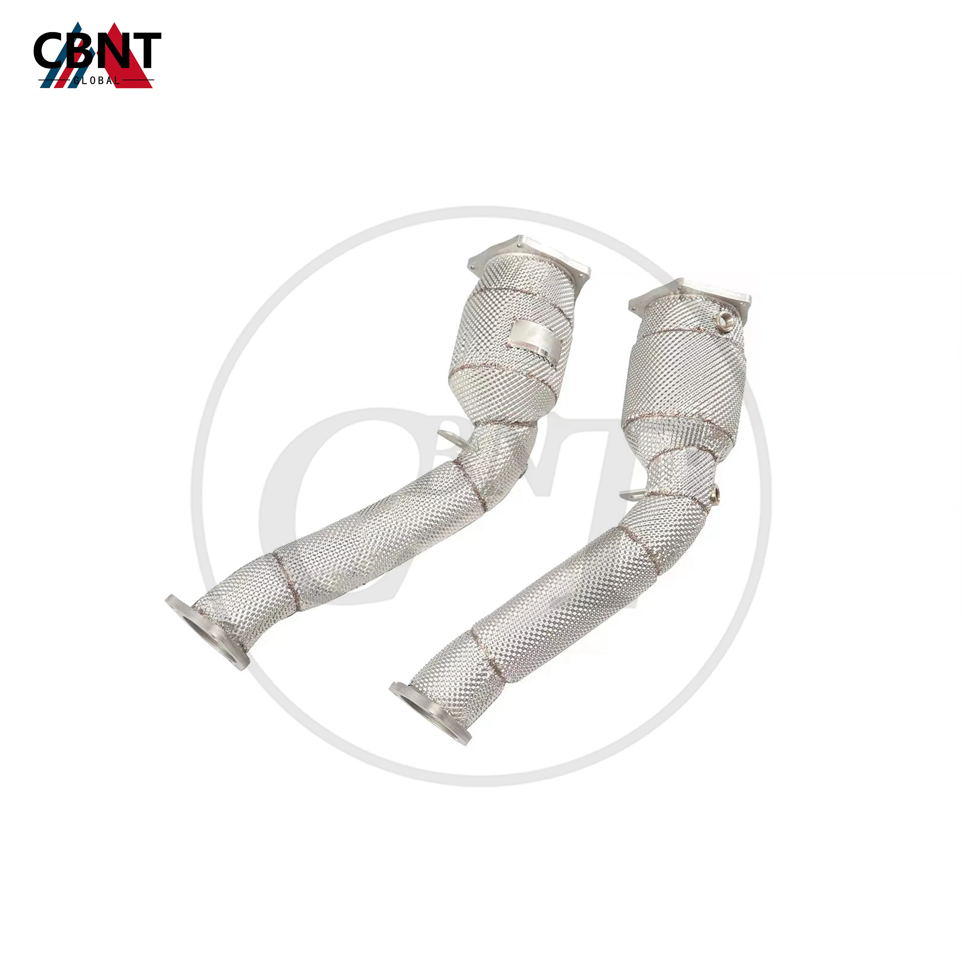 

CBNT for Porsche Cayenne 958 958.1 958.2 4.8T 2011-2017 Catted/Catless Downpipe Exhaust Headers Pipe with Catalytic Converter