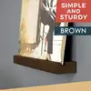 Solid Wood Vinyl Record Display Stand Wall Hanging Retro Storage Shelf LP Holder Gift For Music Lovers Players Accessories 1