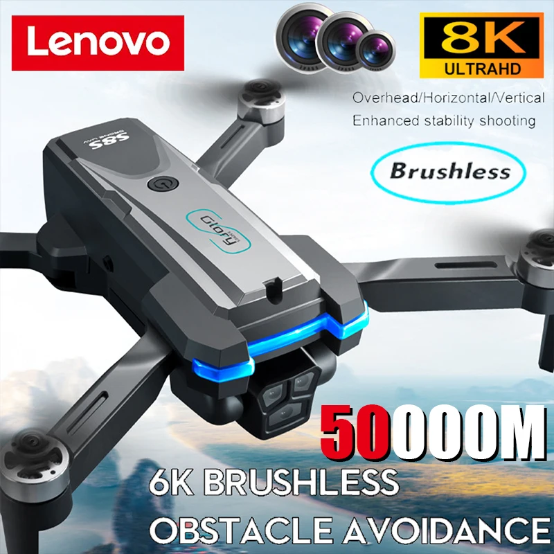 lenovo-s8s-three-camera-hd-aerial-photography-drone-brushless-motor-four-axis-aircraft-optical-flow-obstacle-avoidance-drone-toy