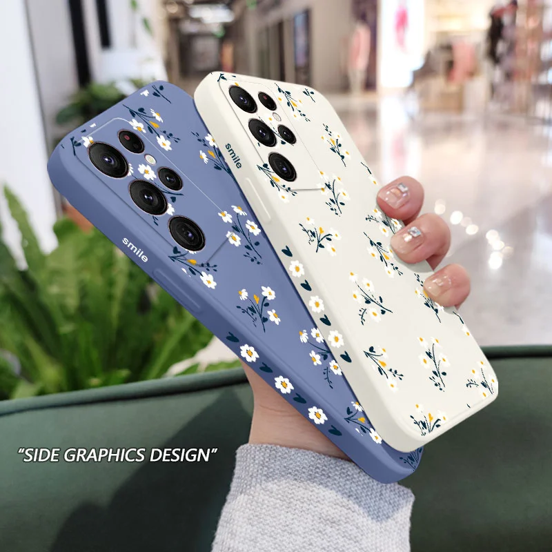 Elegant Floral Silicone Phone Case - Premium Protection & Style