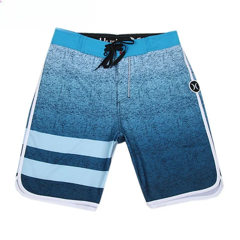 Beach Shorts Summer Water Resistant Four-sided Stretch Board Shorts Casual Sports Quick Dry Swimming Surf Men swim trunks
