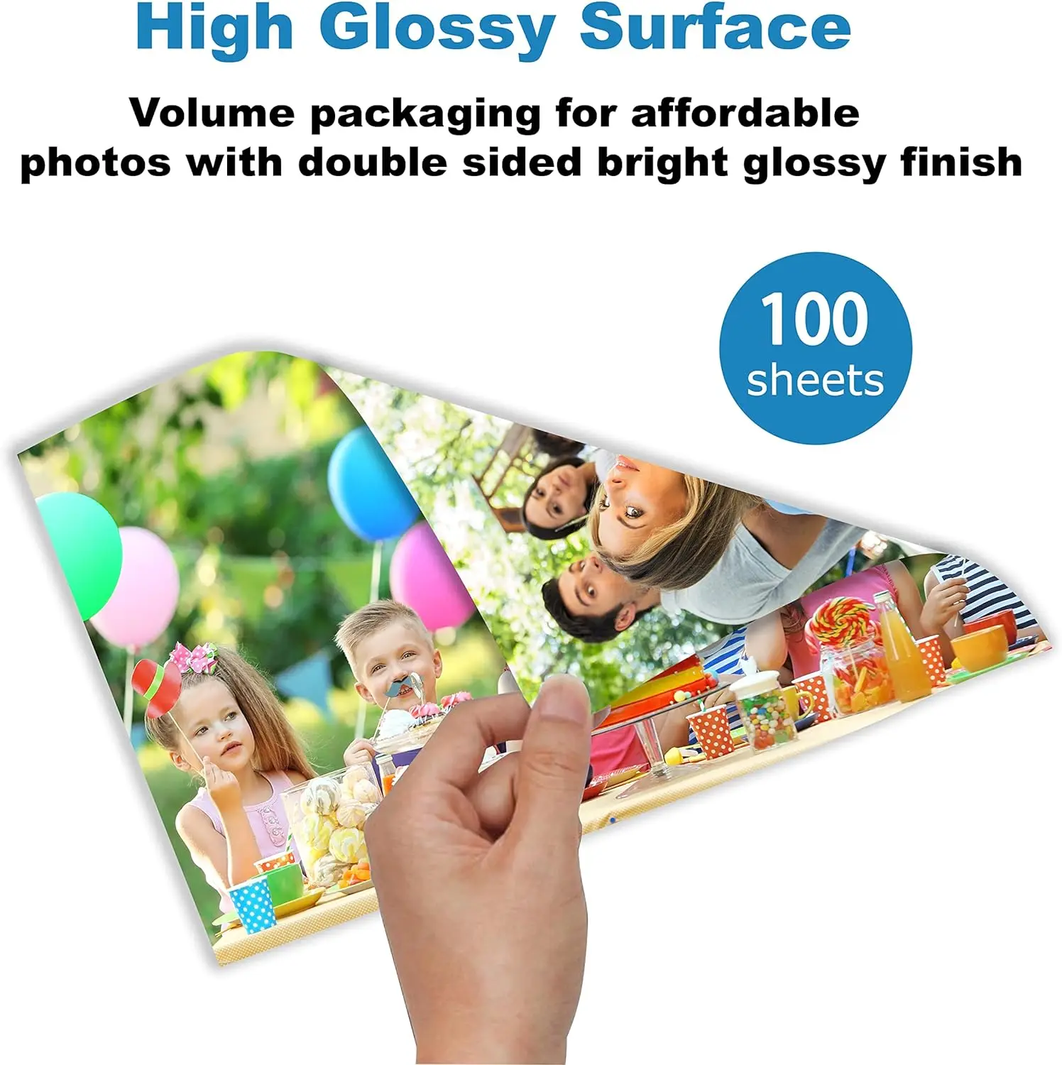 A4 glossy photo paper 50sheets for Canon Epson inkjet printer