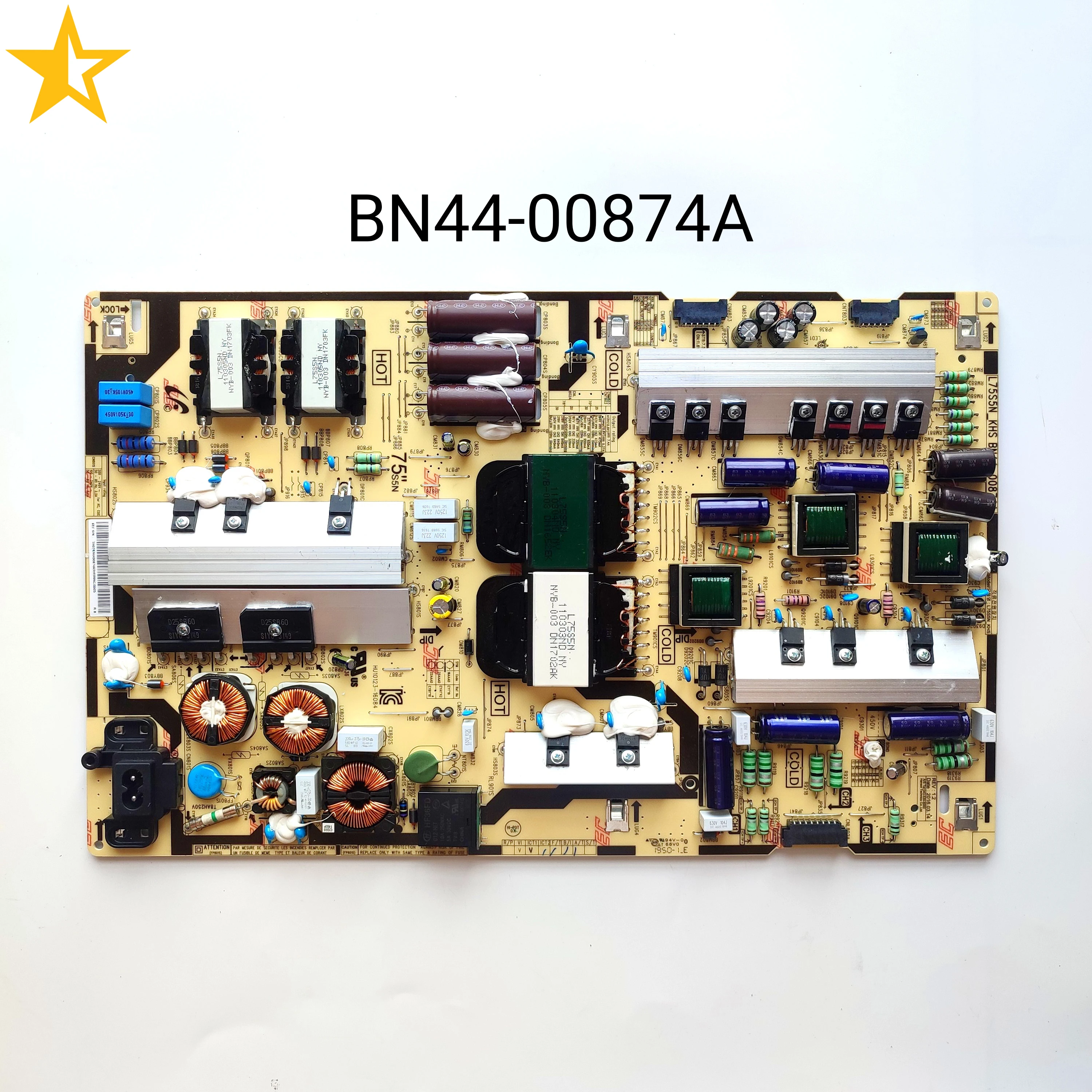 Scheda Di Alimentazione Psu Bn44-00874A Muslimah Per Samsung 75 "Tv Un78Ku7500F Muslimexayue70Ku6000 Un70Ku6300Fxza