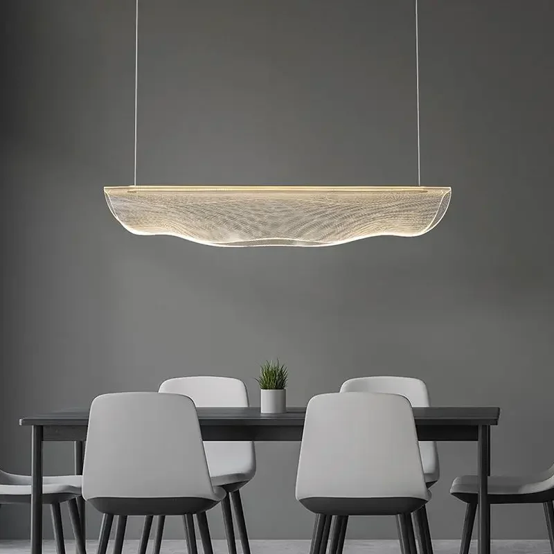Modern Minimalist LED Acrylic Chandelier Living Room Dining Room Dining Table Kitchen Home Decoration Chandelier