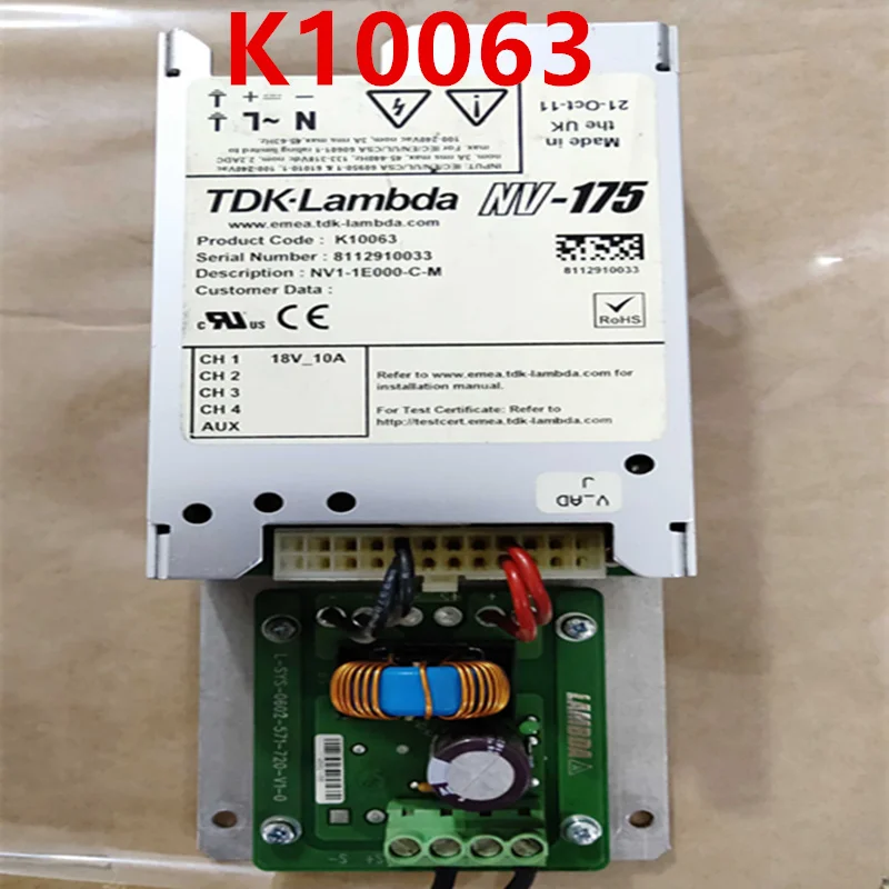 

90% New Original Power Supply For TDK-Lambda NV-175 175W Power Supply K10063 NV1-1E000-C-M