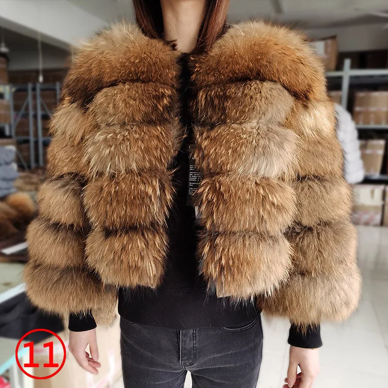 

2024Fashion Women Coat Natural Fox Fur Coat Real Fox Fur jacket Winter Thick Warm Jackets Vest Custom Made xxxxxl Winter Warm