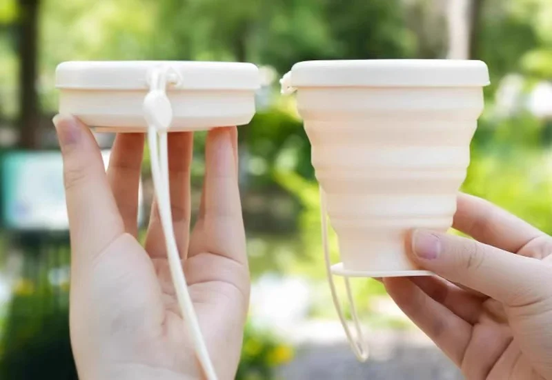 Portable Silicone Foldable Toothbrush Cup For Outdoor Travel_voghion.com