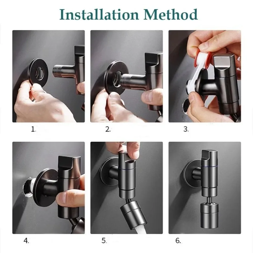Stainless Steel Mini Faucet Splashproof Design