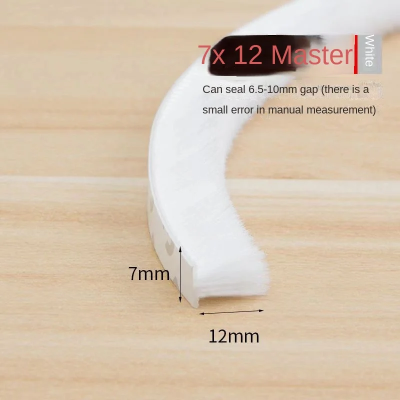 Self-Adhesive Weatherstrip Brush Seal for Doors and Windows - Warm Winter Collection