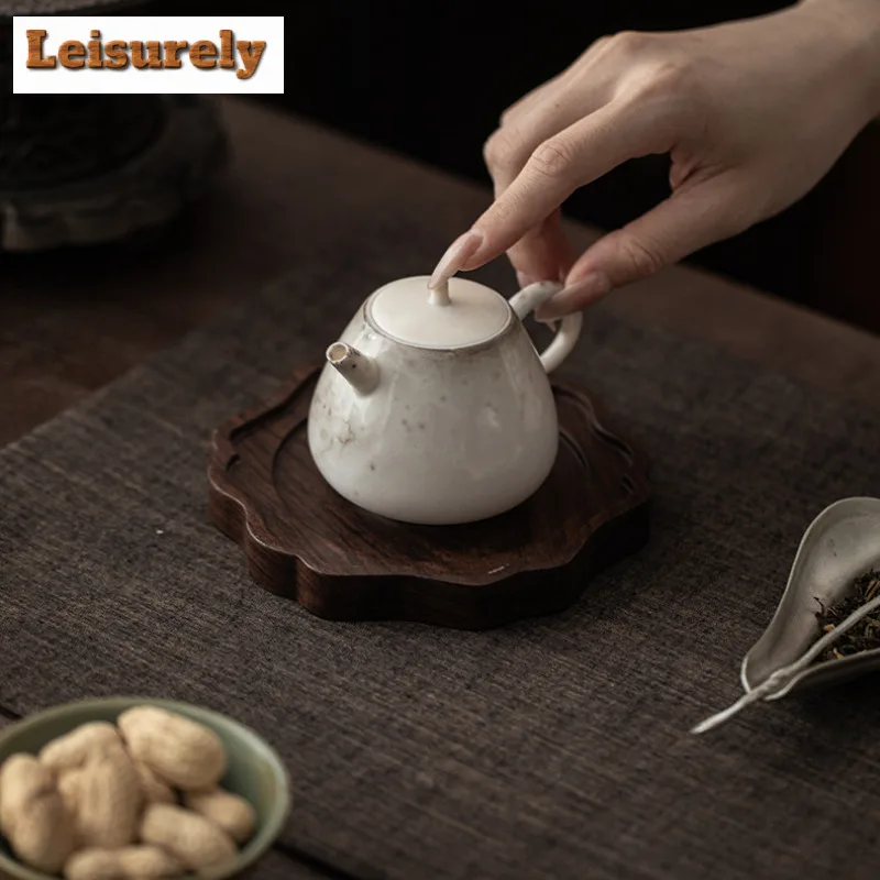 170ml Ink Painting Teapot Handmade Tea Infuser Pot Household Tea Soaking Kettle With Ball Hole Teaset Supplies Collection Craft