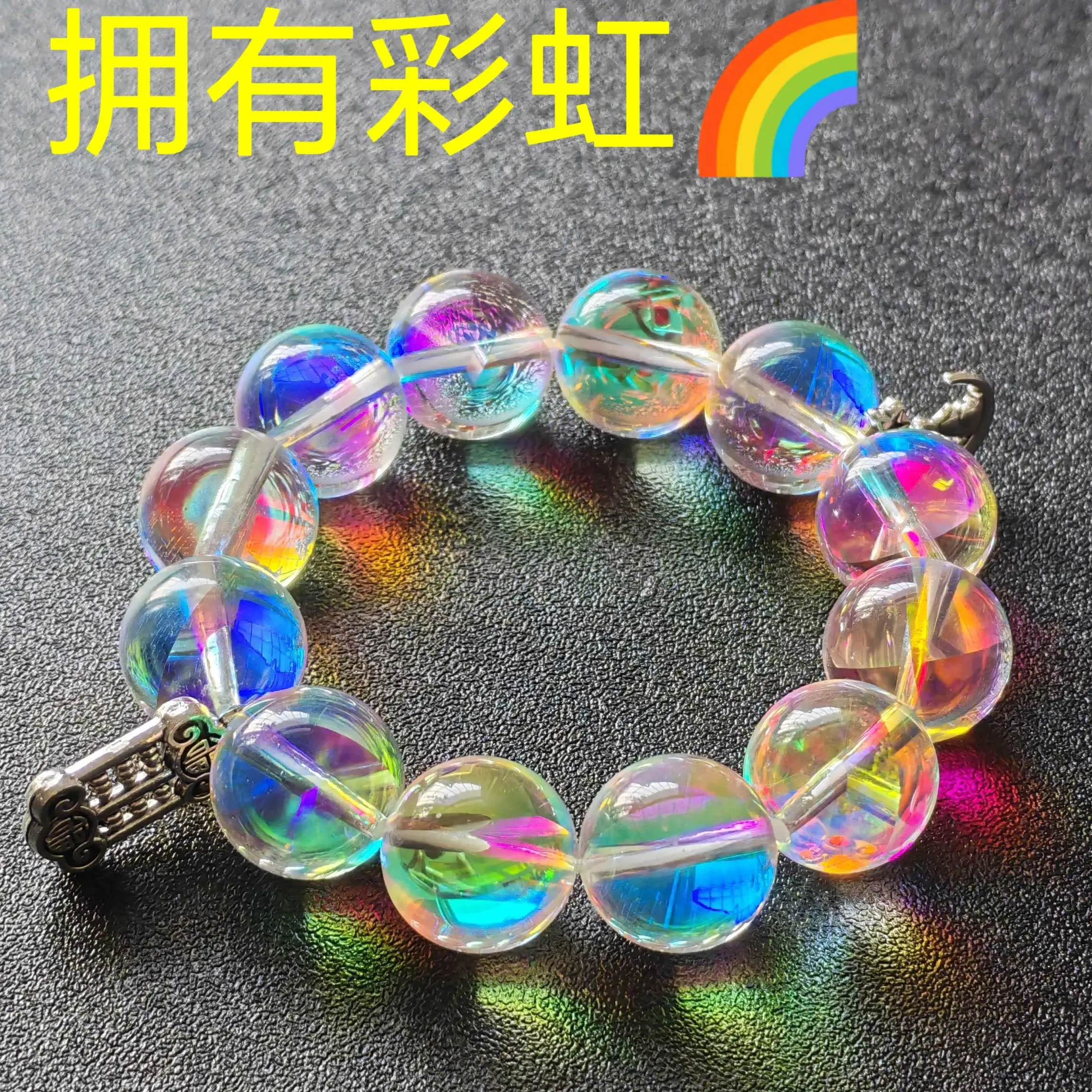 Color Prism DIY Accessories Sun Catcher Colored Crystal Glass Moonlight Gem Replacement Crystal