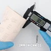 3mm Pre Printed Light Gray Fine Line Tattoo Practice Skin Double Side Use Tiny Tattoo Practice