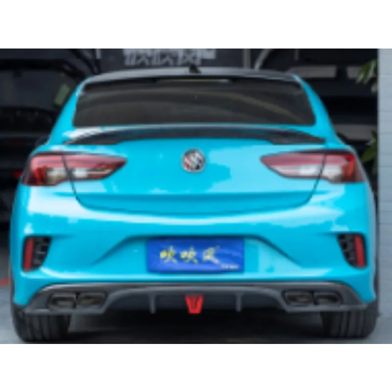 For Opel Insignia-AMG Style Carbon Fiber Rear Tail Mouth AMG Rear Lip GS Modified Spoiler Car Accessories Body Kits