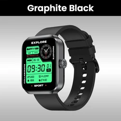 Zeblaze Beyond 3 Plus Smart Watch with AMOLED Display & Alexa Integration (Graphite Black)