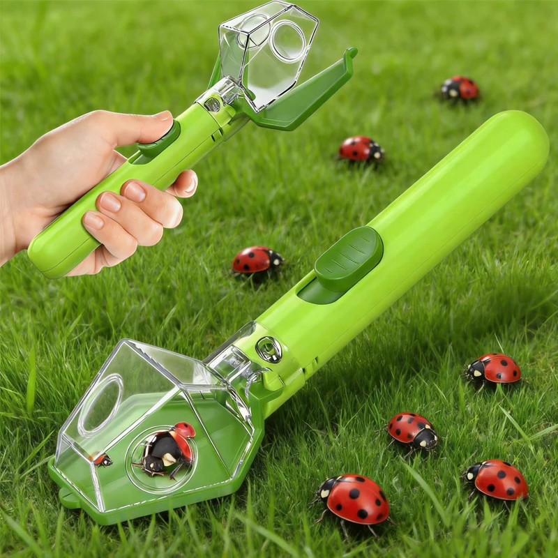 Portable Insect Catcher With 6X Magnifying Outdoor Exploration Display Observer Box Multifunctional Kids Bug Catcher Insect Trap
