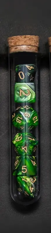 Transparent Polyhedral D&D COC Dice Set 7Pcs/Set DnD RPG Fantasy Potion Flask | Dungeons and Dragons Dice Set for Table Games - Image 12