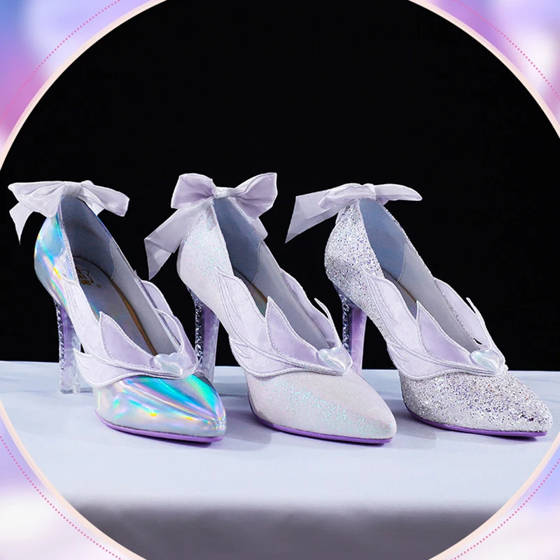 Honkai: Star Rail: Cyrene | High Heel Cosplay Shoes 29 Crystal High Heel Cosplay Shoes for Masquerade and Carnival Events
