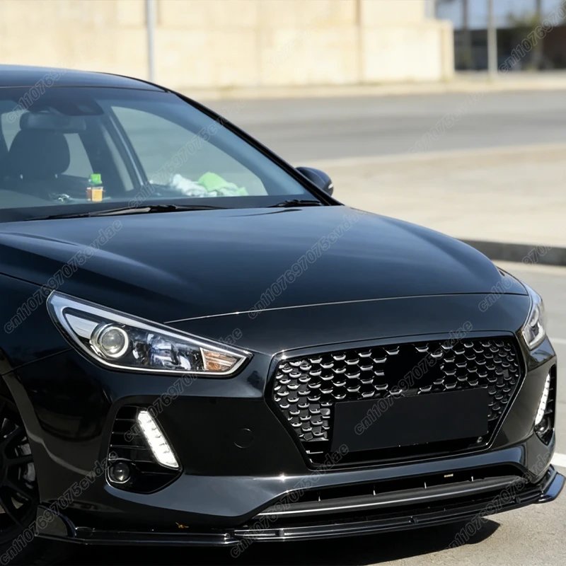 현대 I30N MK3 MK3.5 2017 2018 2019 2020 2021 2022 2023 2024 자동차 프론트 범퍼 립 스포일러 스플리터 바디 개조 키트