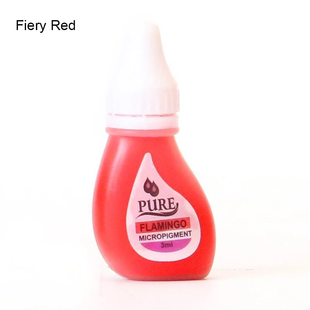 28 Colors 3ml Tattoo Ink Pigments Beauty Make Up Semi-Permanent Eyebrows Material For Body Art Painting Supplies tattoo ink tattoo ink pigment