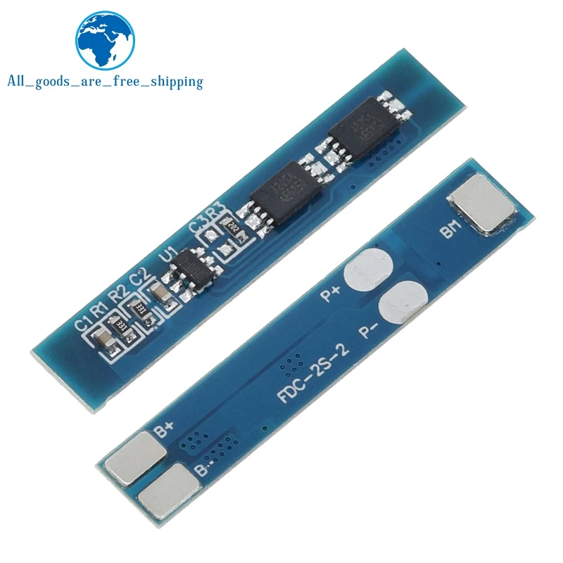 TZT 1/5/10PCS 2S 3A 리튬 이온 배터리 7.4v 8.4V 18650 충전기 보호 회로 보드 bms pcm 리튬 이온 리포 배터리 셀 팩용