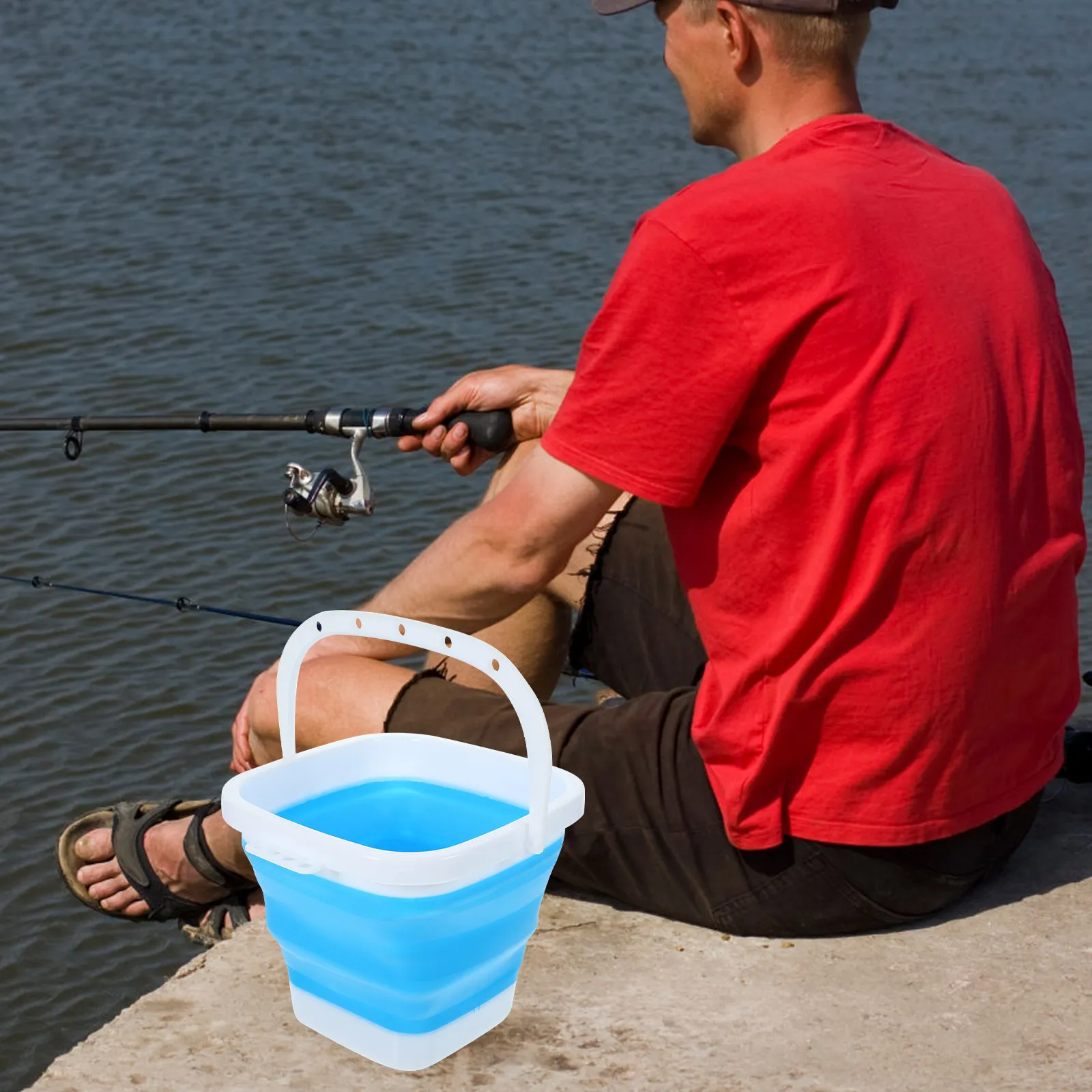 1Pcs 접이식 두꺼운 실리콘 페인팅 액세서리 가정 학교 야외 사용을 위한 내구성이 뛰어난 경량 휴대용 손잡이