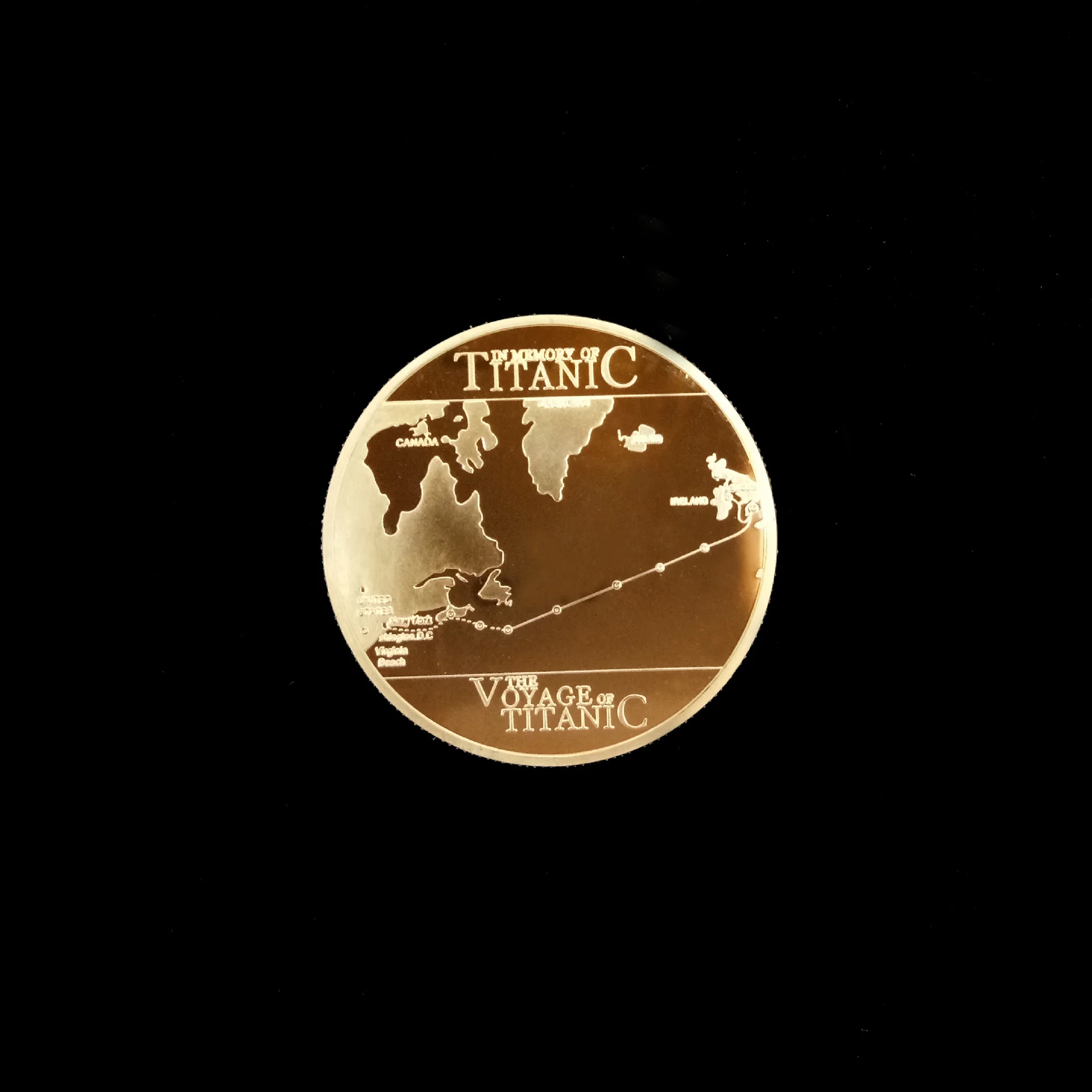 Description Picture 2 of itemTitanic Collection Medallion Commemorative Coin Non-Currency Metal Antiqueimitation Coins Collection Decoration