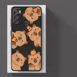 Adorable Capybara Smartphone Protective Case Cover - Edge 20 Pro (UUAZA01)