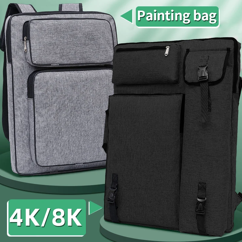 Borsa Per Arte A3 Impermeabile - Zaino Per Schizzi, Cavalletti E Materiale Artistico - Foto 3