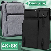 Drawing Bag 4K/8K Waterproof Nylon Organizer Sketch Painting Board Bag Hand Drawing Bag Portable Backpack Paintings Art Supplies 1