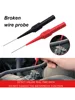 10pcs Insulation Piercing Needle Pin Sensitive Multimeter Piercing Needle Probe Measuring Device Car Tool for Banana Plug 4