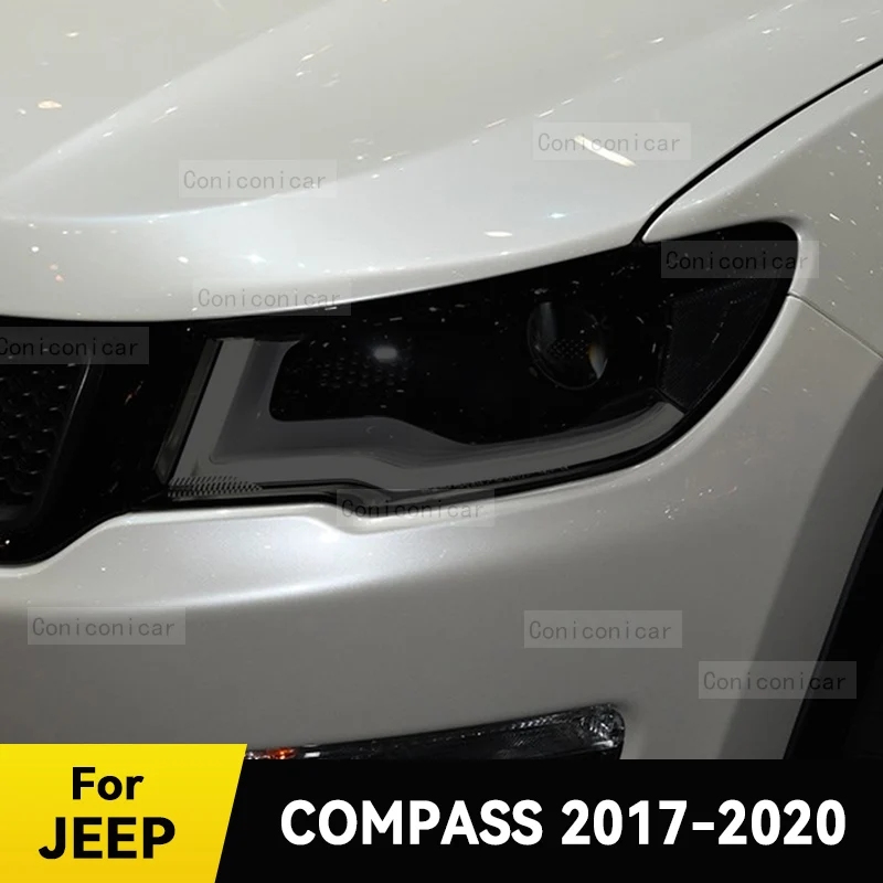 

Защитная пленка из ТПУ для передней фары автомобиля JEEP Compass 2017-2020
