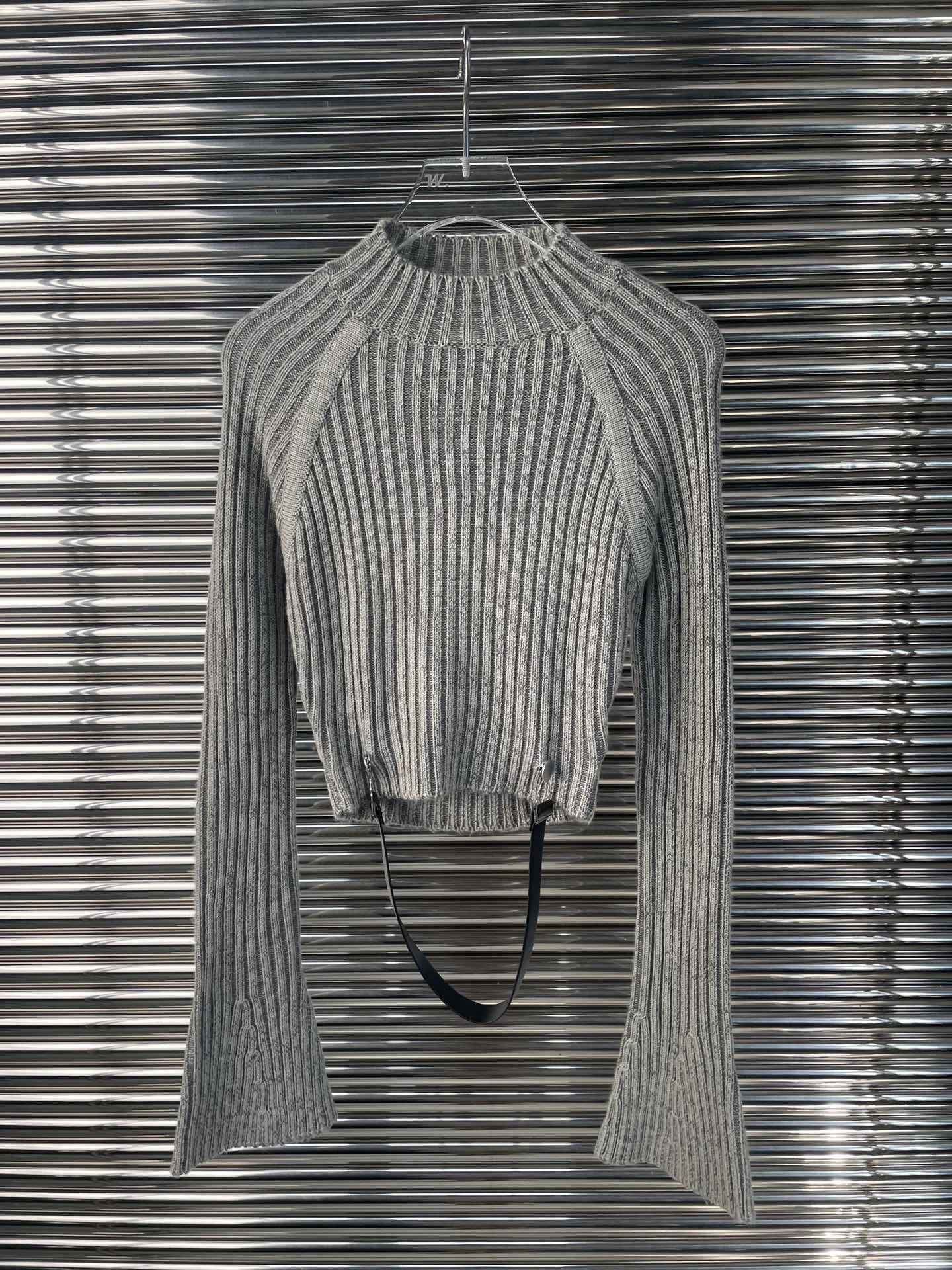 

2023 Women's Clothing Elegant back turtleneck sweater Autumn Winter New 1107