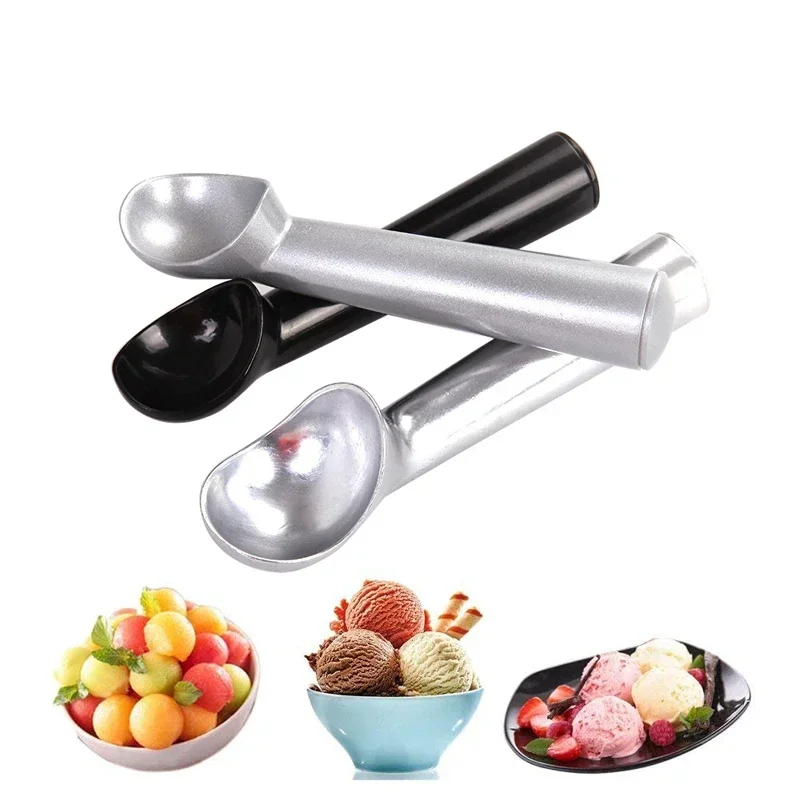 Stainless Steel Ice-cream Scoop Comfortable Anti-freeze Handle Portable Aluminum Alloy Ice Cream Tools Home Kitchen ice cream scoop