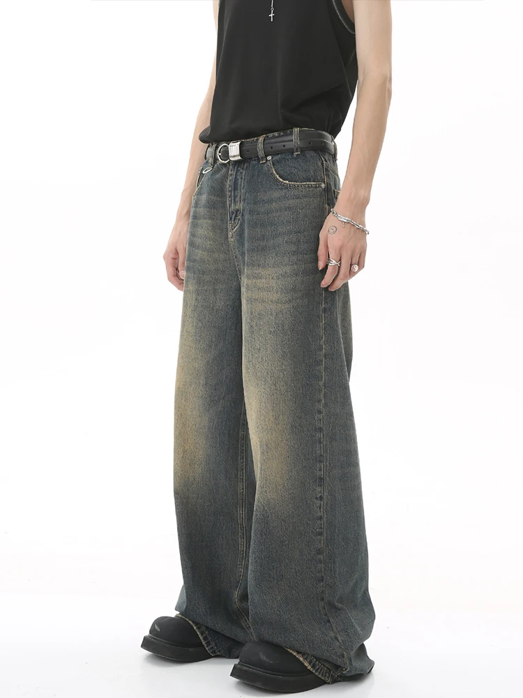 

Women's Oversize Blue Baggy Jeans Harajuku 90s Aesthetic Y2k Denim Trousers High Waist Cowboy Pants Vintage 2000s Trashy Clothes