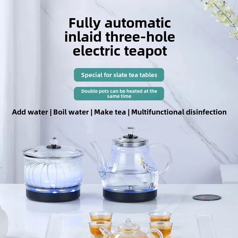 Hidden Automatic Bottom Refill Electric Teapot Tabletop Stone Tea Burner Water Heater For Tea Table Dedicated High Quality