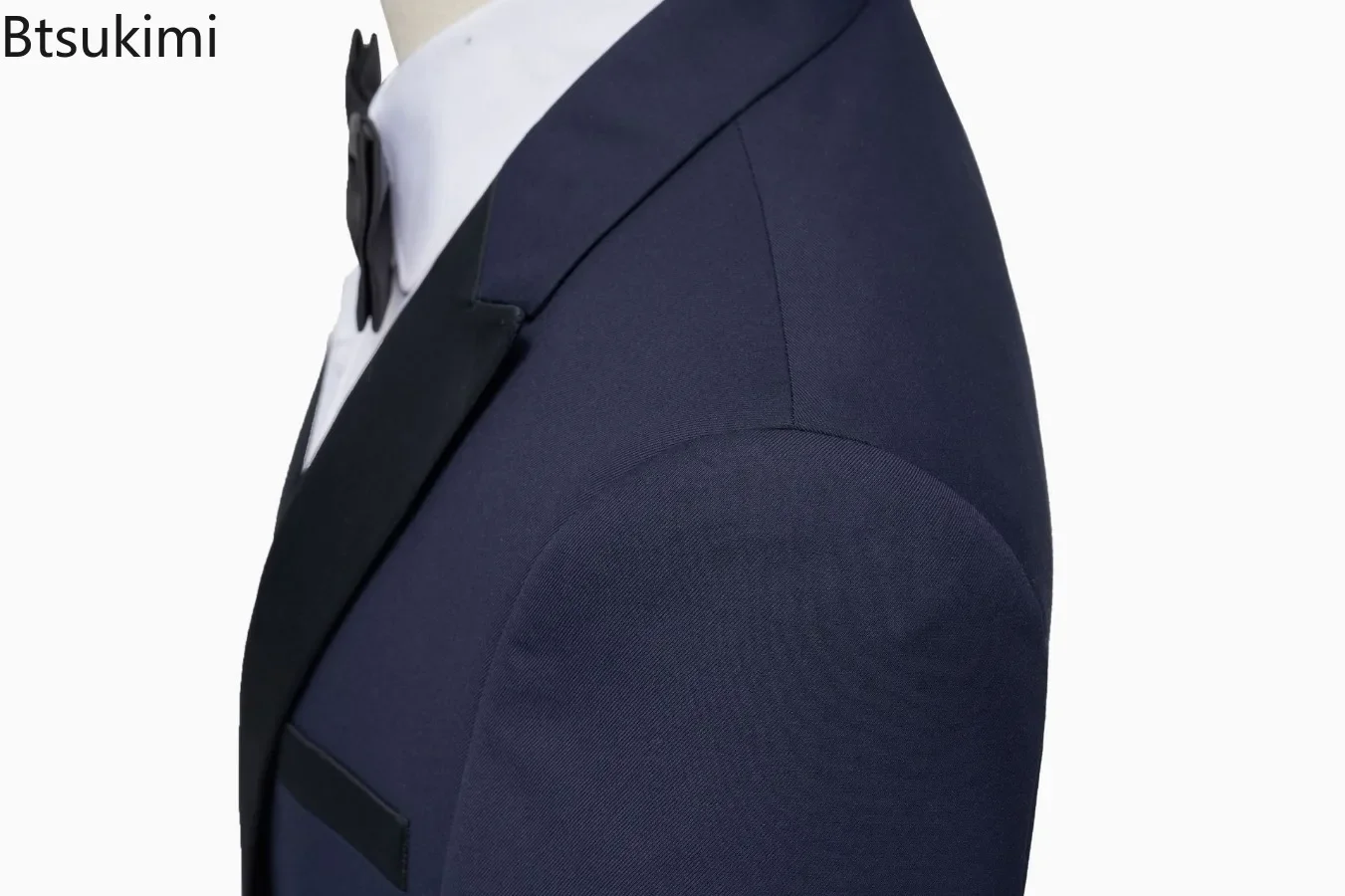 Men's British Style Slim Suits 2PCS Sets Blazers Jacket and Pants Male Business Gentleman Dress Suits Wedding Host Costumes