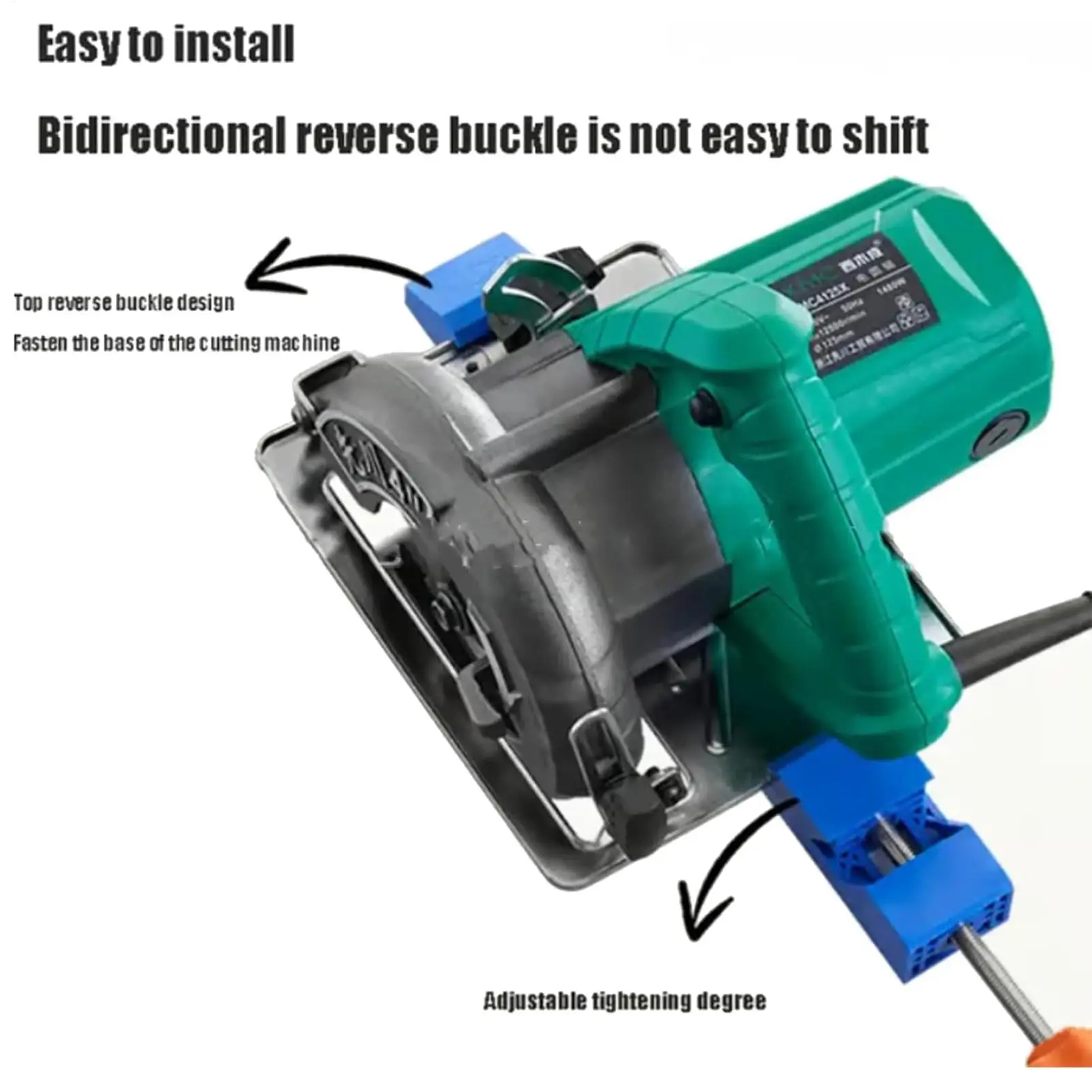 Wood Milling Positioning Clamp Adjustable Circular Saw Guide Rail Electric Circular Saw Precision Cutting Attachment tool