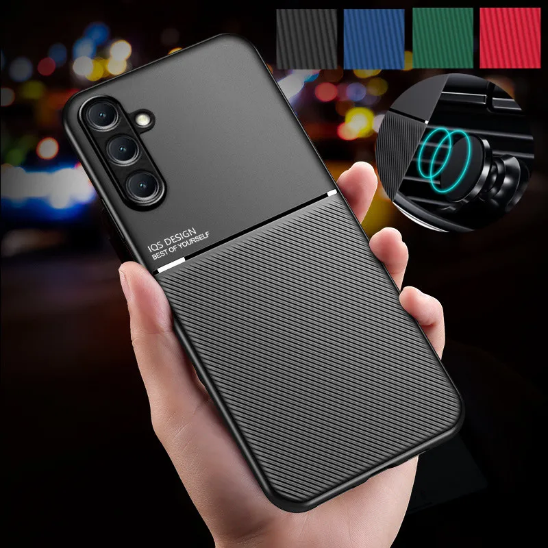 Protective Magnetic Suction Holder Phone Case with Enhanced Durability