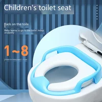 Children's Bathroom Toilet Ring Toilet Seat Children's Hand-Held Toilet Seat Non-Slip Baby Toilet Seat 1
