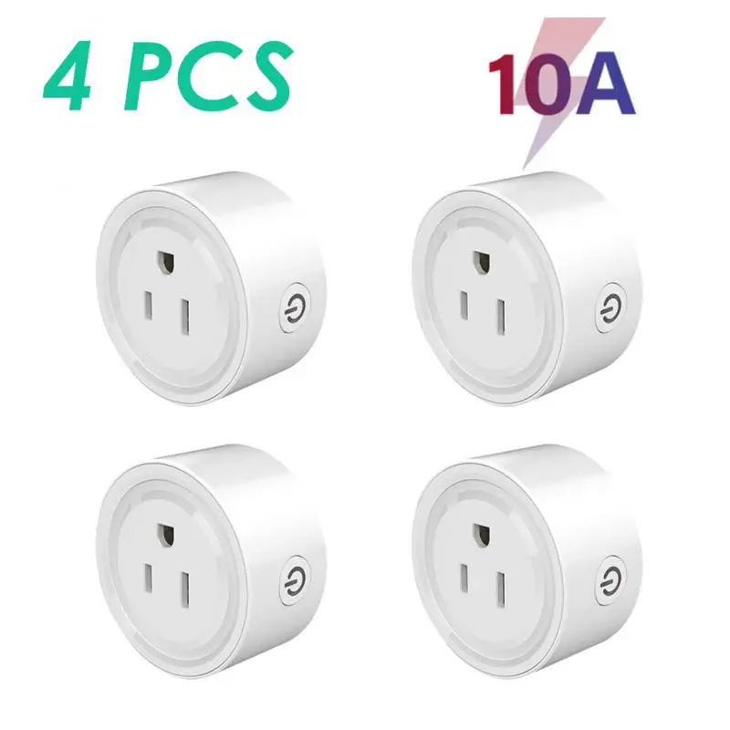 Aubess 10A 16A 20A US WiFi TUYA Smart Socket Plug Remote Control Home  Appliances Smart Living Life Work With Alexa Google No Hub - AliExpress