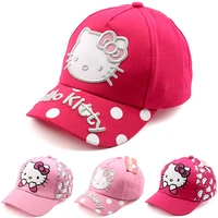 Cute Anime Sanrio Hello Kitty Kids Baseball Cap For Girl Children Sun Cap Spring Summer Caps Cartoon Girls Cosplay Fashion Gift 1