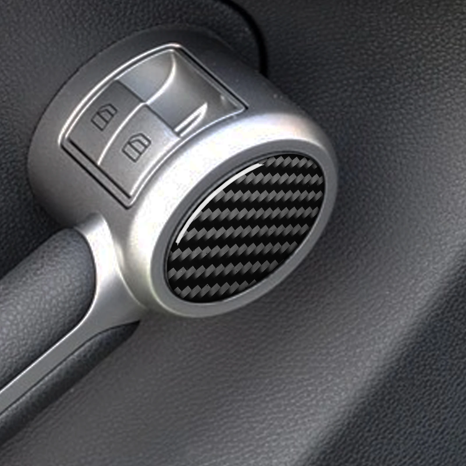 진짜 카본 파이버 자동차 액세서리 도어 핸들 커버 소프트 스티커 (메르세데스 벤츠 SLK R171 2004 2005 2006 2007 2008 2009 2010 용)