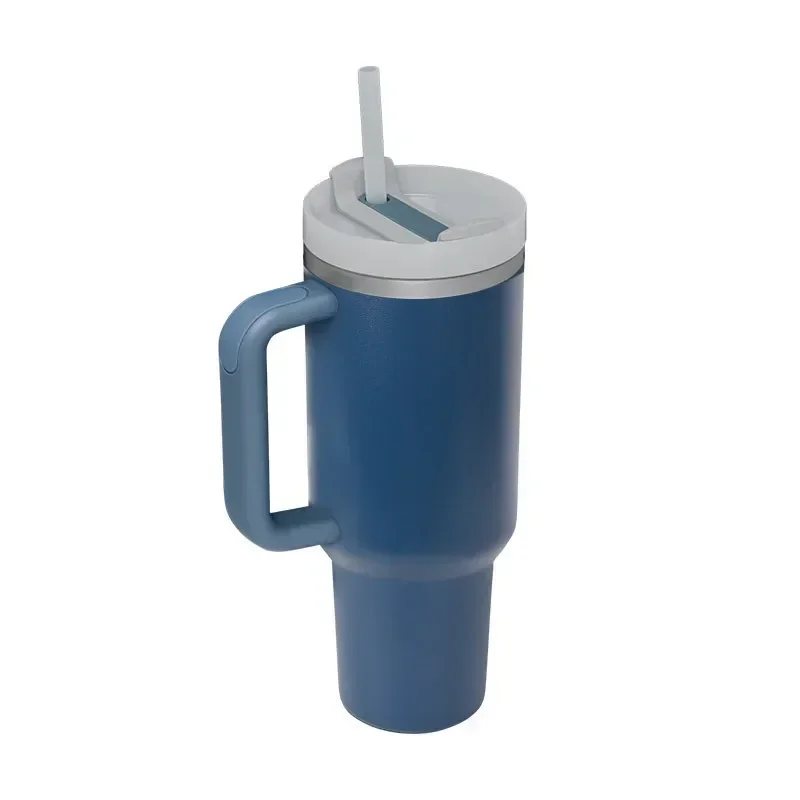 HOT 1pc 40oz Stainless Steel Handle Insulated Cup Suitable for Hot and Cold Coffee Beverages Multi-color Ice Cream Cup 2025