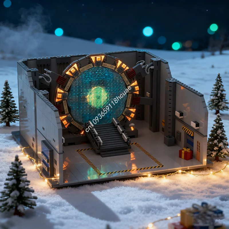 1545pcs MOC Stargate Gate Room Model Building Blocks Construction ...