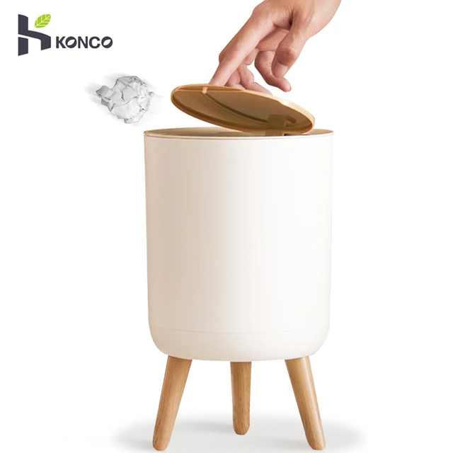 Round Storage Basket Large Capacity Waste Household Garbage Container  Simple Style Plastic Home Office Kitchen Basket Ash-bin - AliExpress