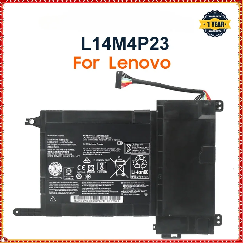 4050mAh L14S4P22 L14M4P23 Laptop Battery For Lenovo IdeaPad Y700 Y701 Y700-17iSK Y700-15ISK Series 5B10H22084 14.8V Laptop Parts