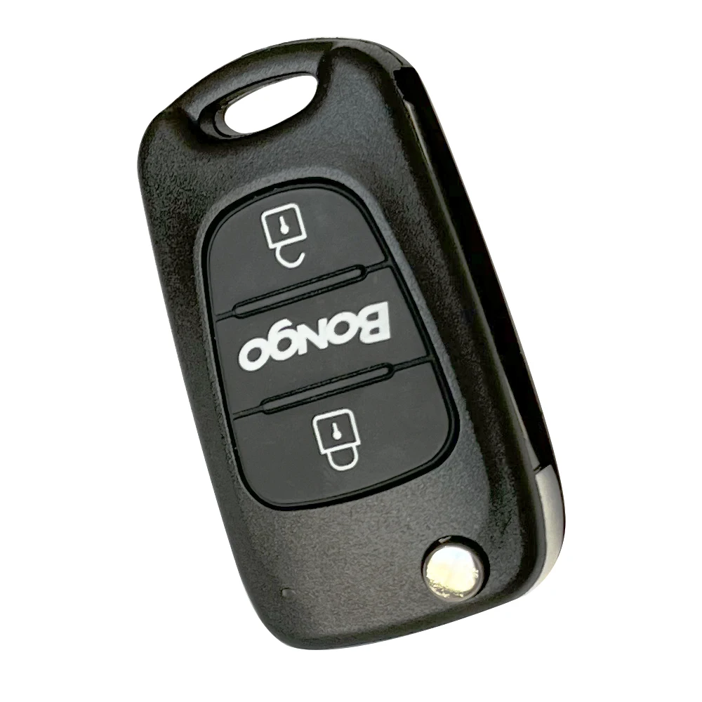 3 Button Flip Car Key Shell with TOY40 Blade for Hyundai Kia Bongo