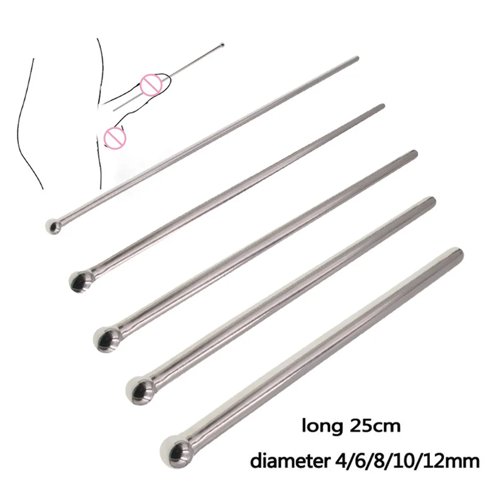 Long Penis Plug Sounding Rod Stainless Steel Rethral Dilator Masturbator Horse Eye Stick Stimulator Adult Sex Toys For Men penis sex toys